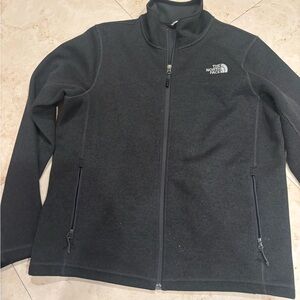 The North Face Black Full-Zip Men's Sweater Jacket